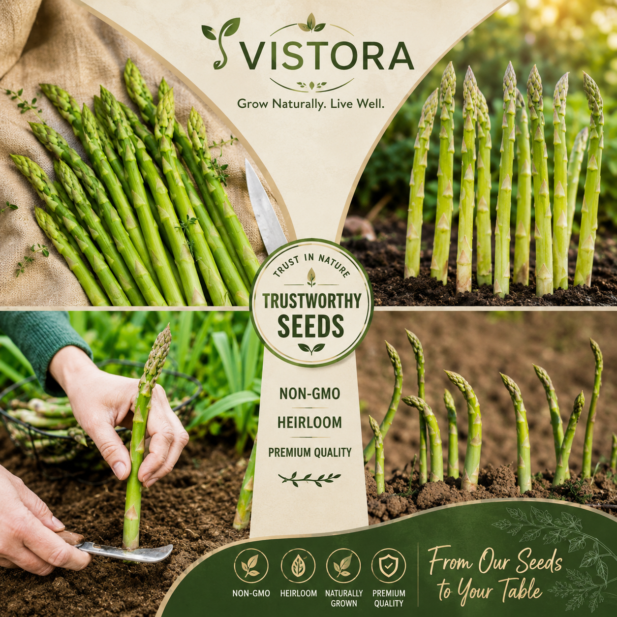 🌱 Grow Your Own Asparagus from Seeds — Fresh, Flavorful & Long-Lasting 👑 | 🔥Buy 1 Get 1 Free🔥