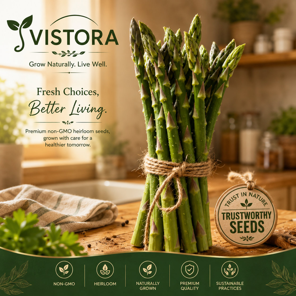 🌱 Grow Your Own Asparagus from Seeds — Fresh, Flavorful & Long-Lasting 👑 | 🔥Buy 1 Get 1 Free🔥