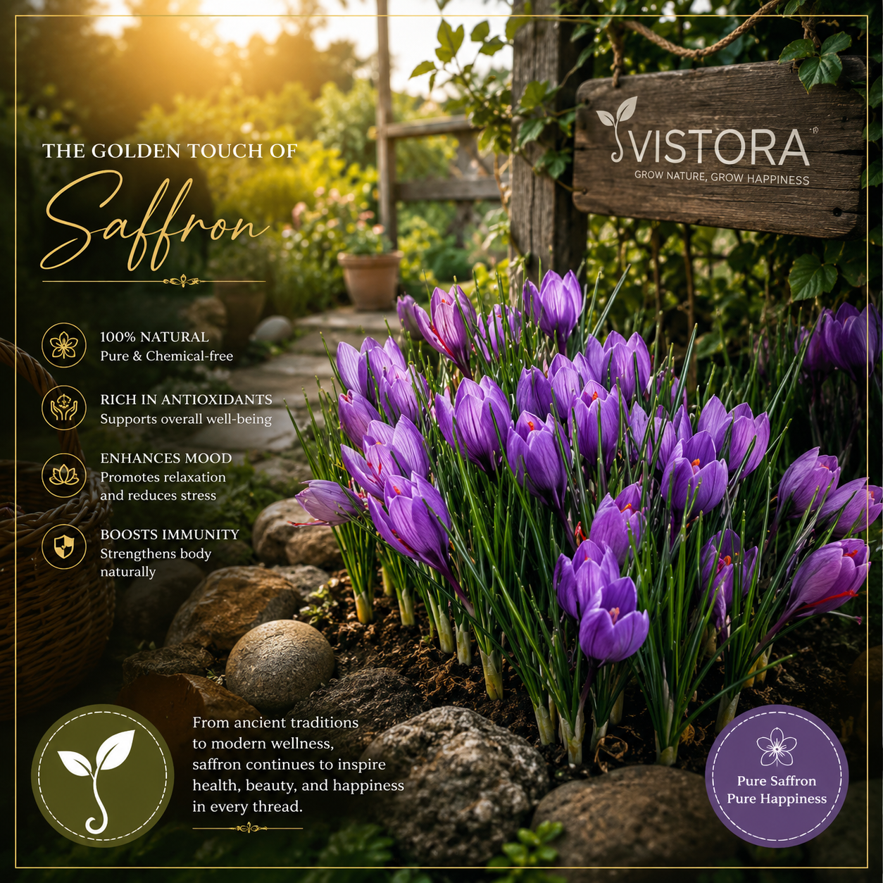 🌹Saffron Bulbs—Gold in the Flower Seeds🌹🔥Buy 4 Get 4 Free Bulbs🔥
