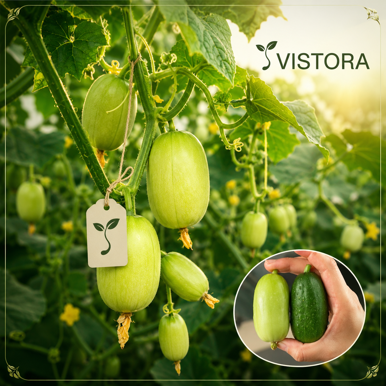 🔥Buy 1 Get 1 Free🔥Jade Girl Cucumber seeds "Golden Boy & Jade Girl" – With Plant Growth Supplement Free