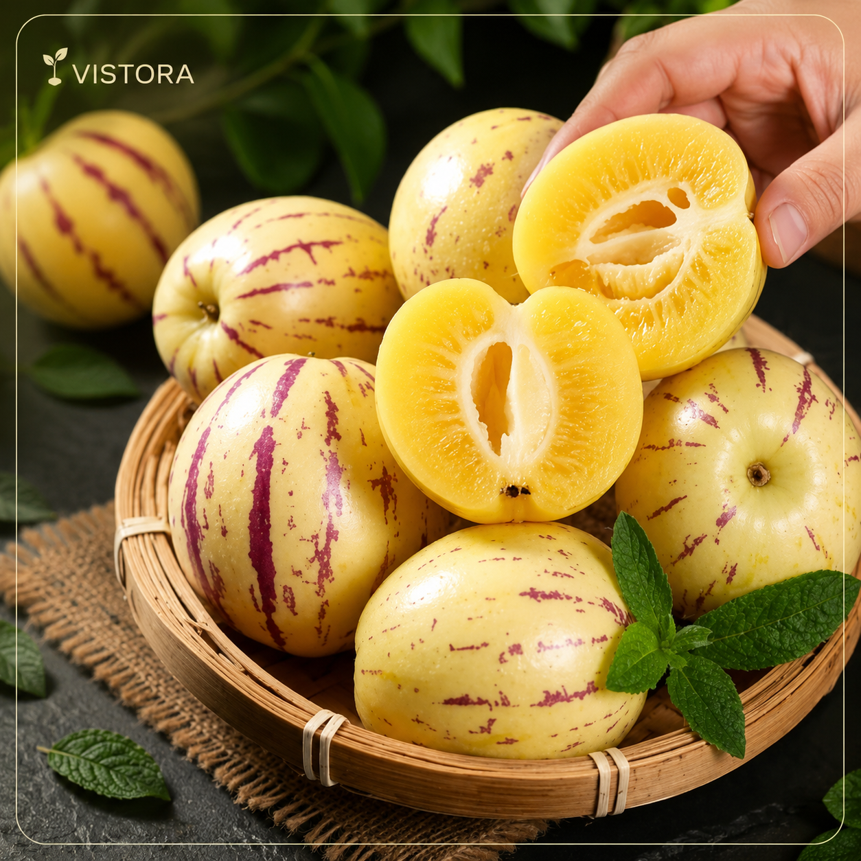 🍈 Buy 1 Get 1 Free 🍈 GINSENG FRUIT PEPINO MELON SEEDS-SOLANUM MURICATUM