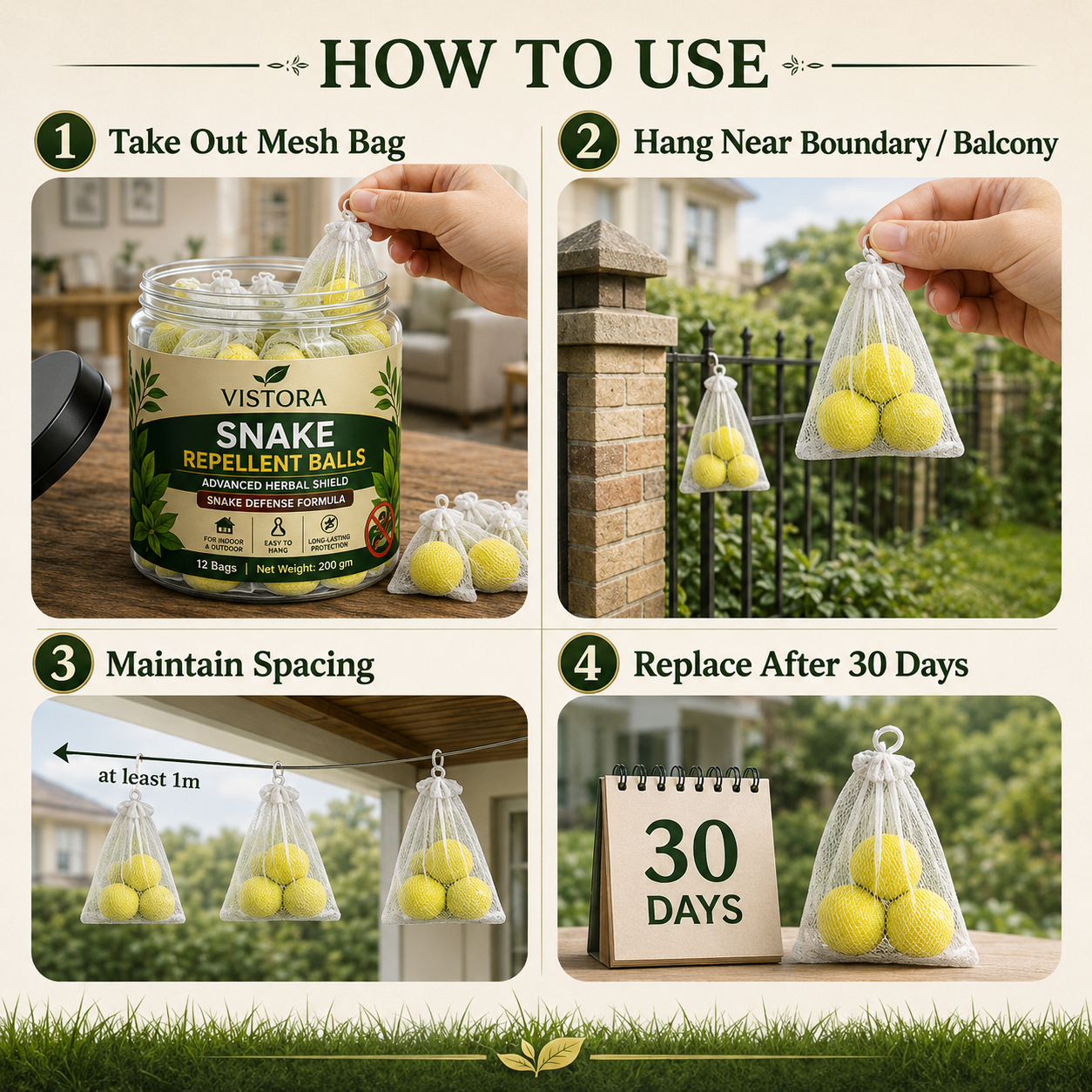 🥰HOT SALE 49% OFF🥰 🐍Snake Repellent Balls🐍 - Advanced Herbal Shield Protection✨Buy 1 Get 1 Free✨